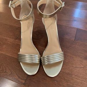 Gold heels. Badgley Mischka. Size 8.5